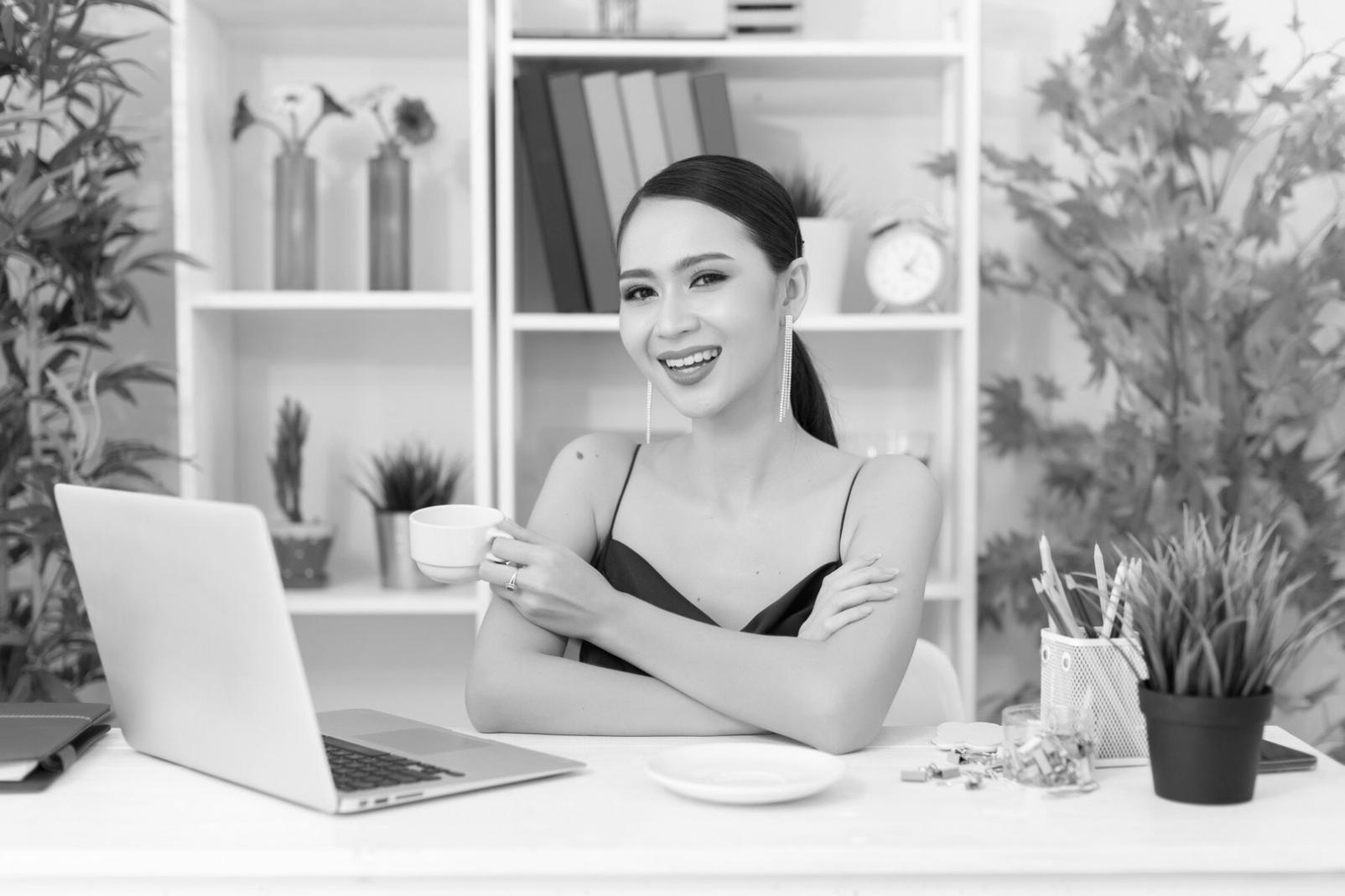 Análisis de datos SEO en pantalla